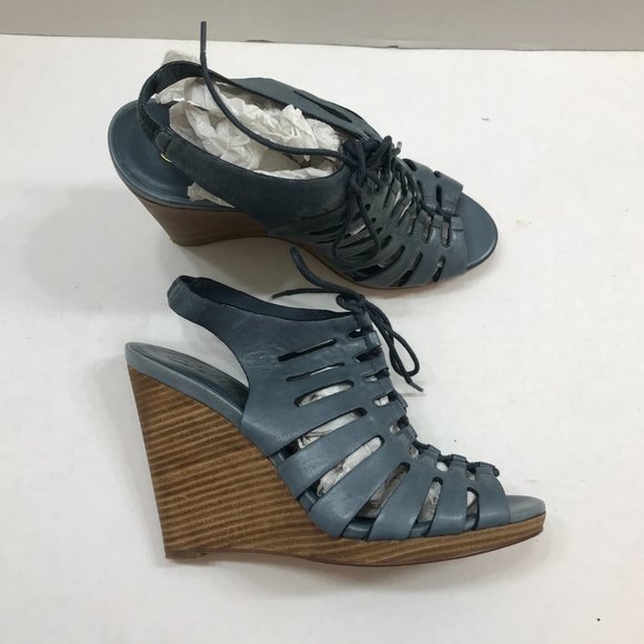 Cole Haan Leather OT Sling HIGH Wedge Sandal - Picture 2 of 7